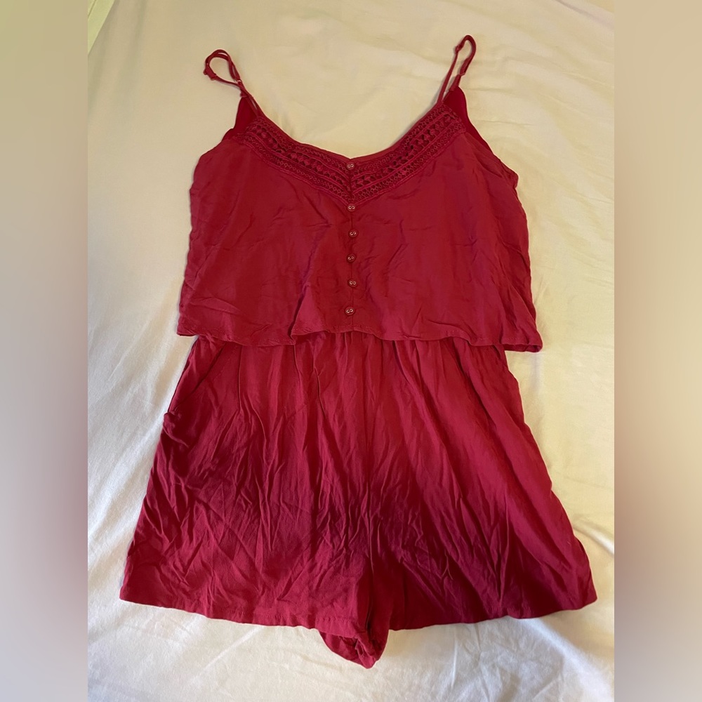 Red romper size M
